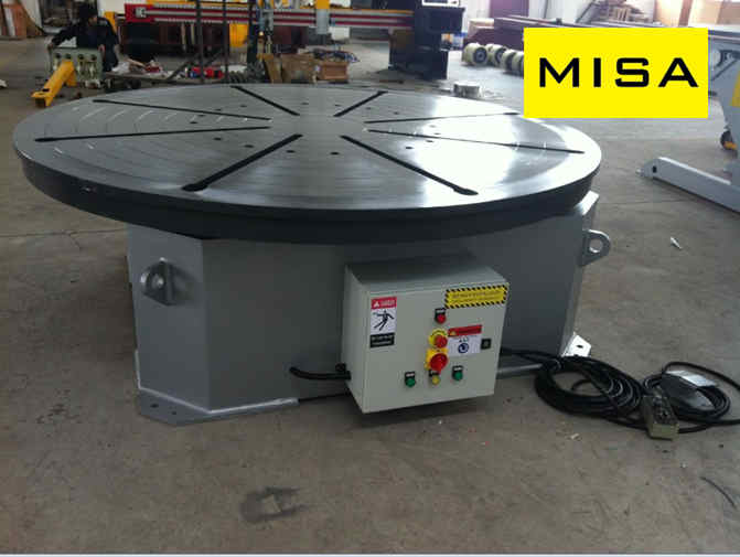 3 Jaws Chuck Welding Positioner Turntable 1200mm Diameter 2000kg Loading Capacity