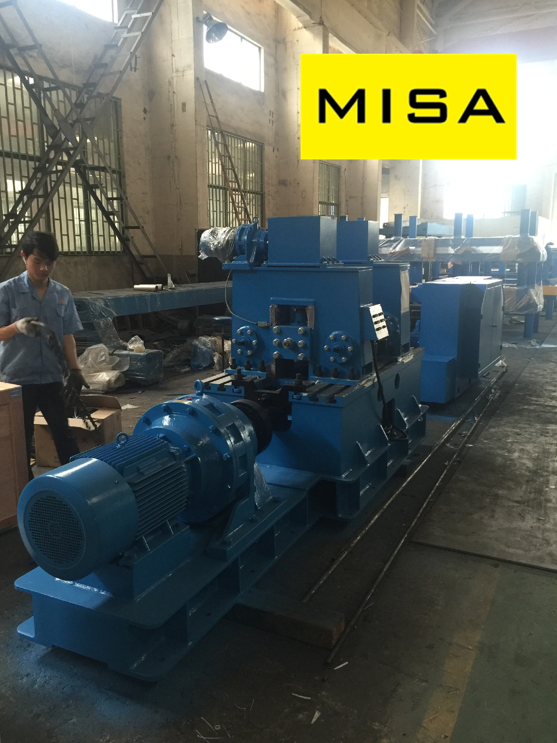 Blue Fixed H-beam straightening machine