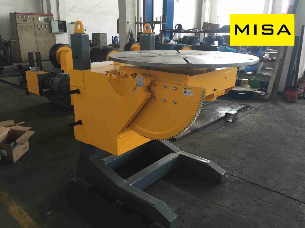 EHBJ-50 Auto Ppie  Longitudinal  Turntable Welding Positioner With max Ф1500mm Turning Distance