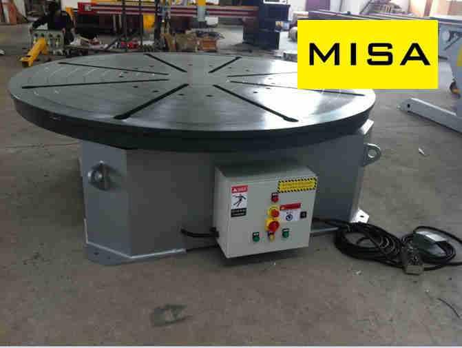 5T Vertical Standard Hydraulic Pipe Welding Turning Table With 3JAWS Chuck