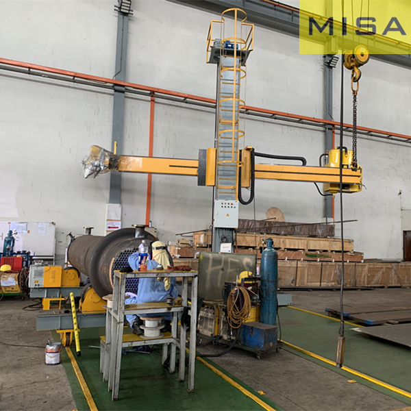 LH2020 Automatic Moving Revolve Welding Manipulator Column and Boom Welding and Positioning Equipment