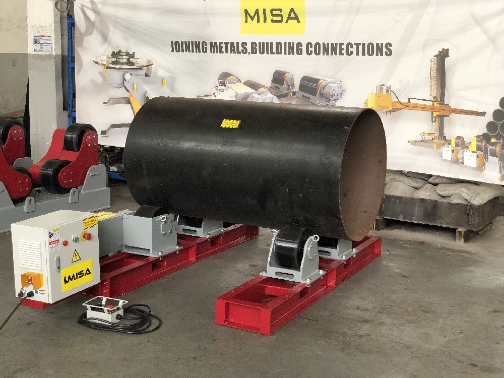 Conventional type welding rotator details display Pipe welding turning rolls automatic welding equipment